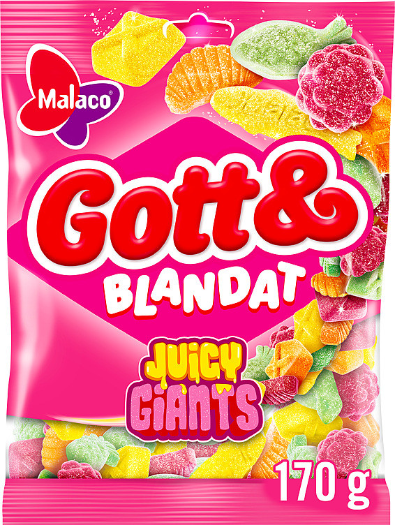 Godt&Blandet Juicy Giants 170g