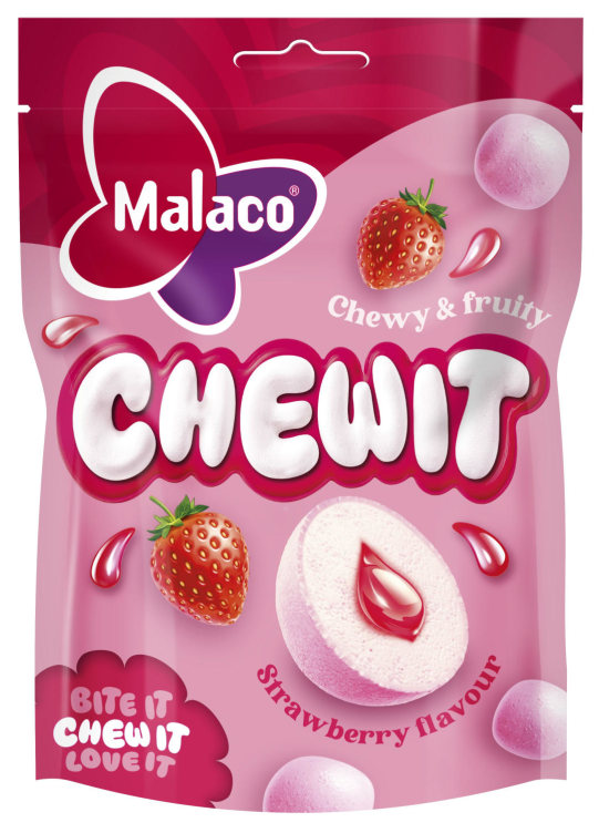 Chewit Strawberry 115g Malaco