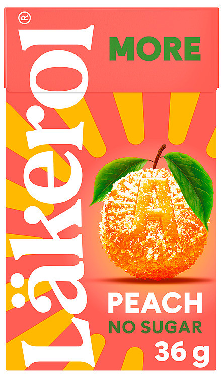 Läkerol More Peach 30g