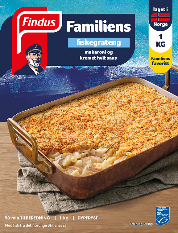 Fiskegrateng Familiens 1kg Findus