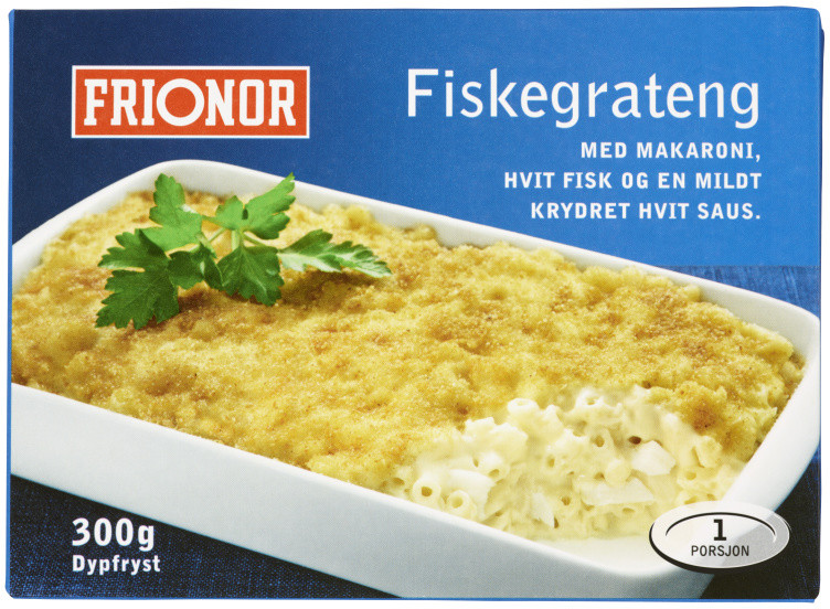 Fiskegrateng Frionor 10x300g