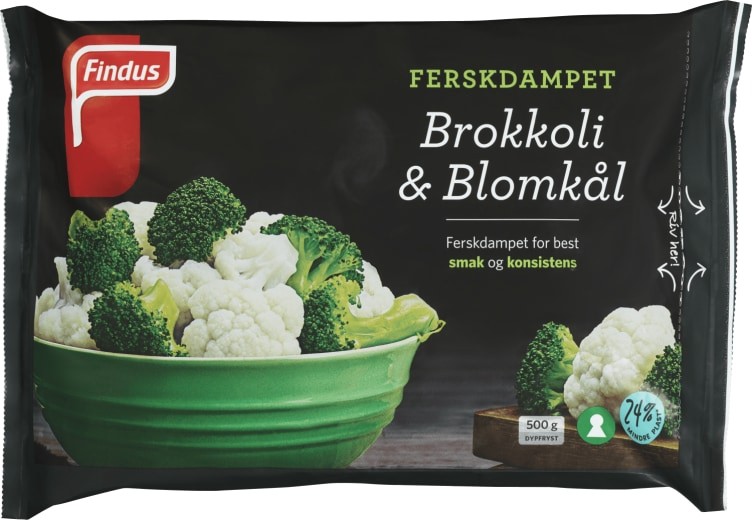 Brokkoli&Blomkål 500g Findus