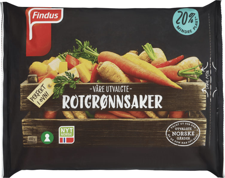 Rotgrønnsaker Rustikk 450g Findus