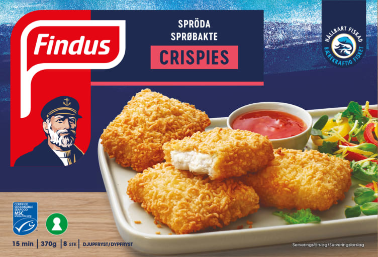 Crispies Sprøbakt 370g Findus