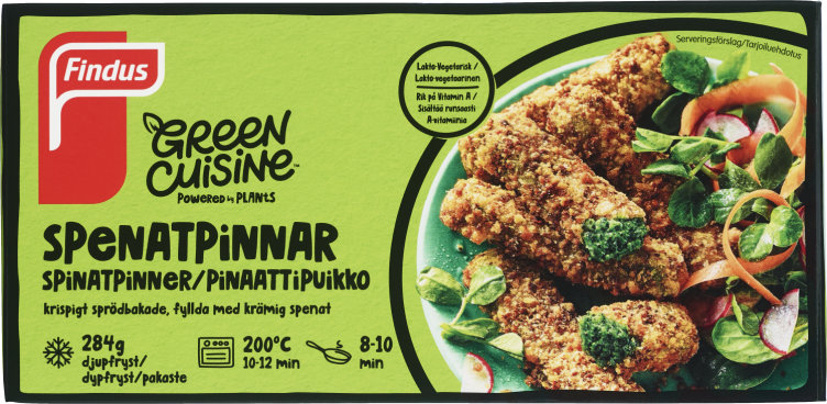 Spinatpinner Green Cuisine 284g Findus