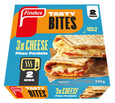 Tasty Bites Triple Cheese 2x125g FINDUS