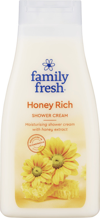 Family Fresh Shower Cream Honey 500ml
