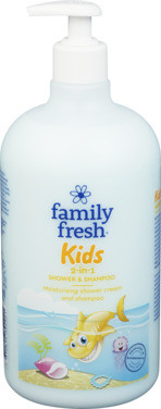 Family Fresh Kids 2-in-1 Shower & Shampo 1000ml
