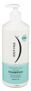 Define Weightless Shine Shampoo 750ml