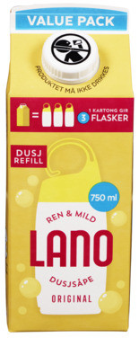 Lano Shower Carton Refill 750ml