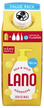 Lano Hand Soap Carton Refill 750ml