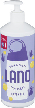 Lano Duftverden Lavendel Dusjsåpe 750ml