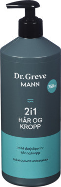 Dr. Greve Mann 2i1 Hår og Kropp 750ml