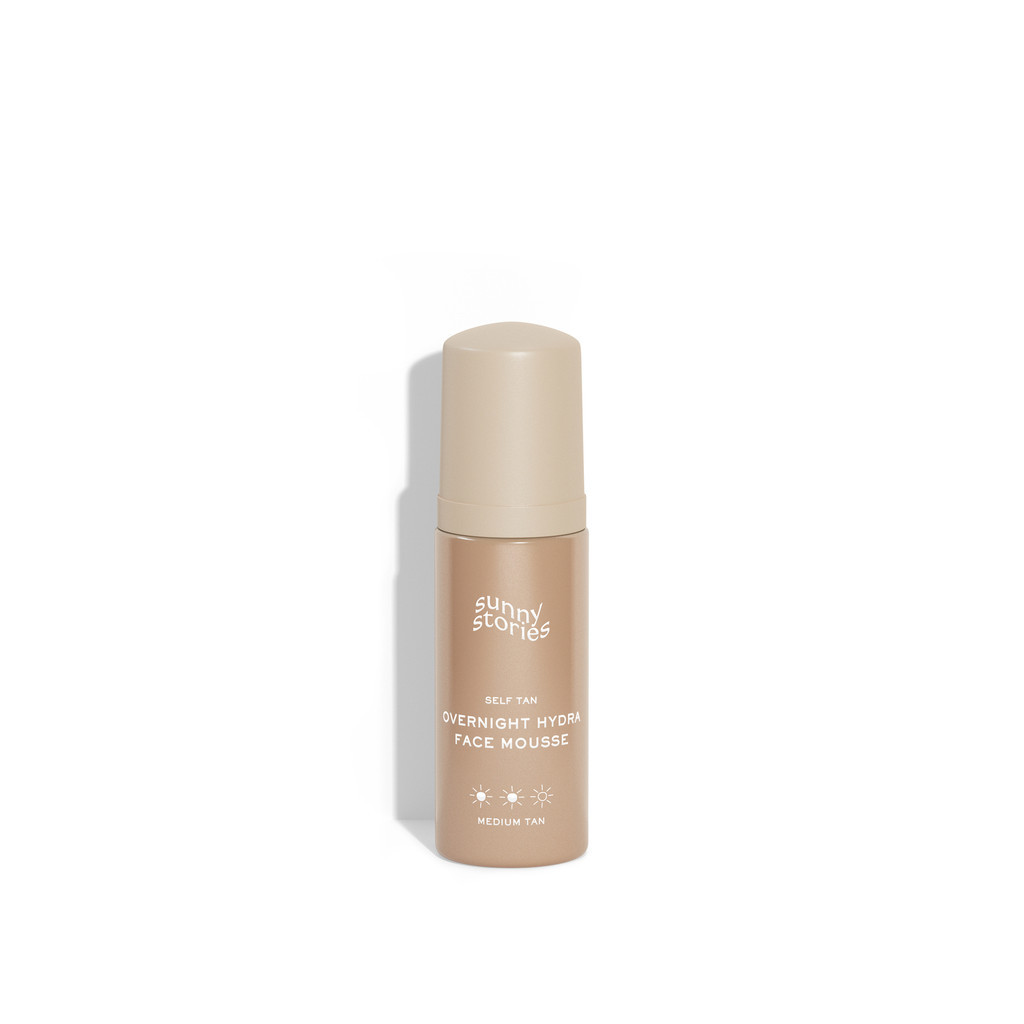 Sunny Stories Self Tan Overnight Hydra Face Mousse Medium Tan 50 ml