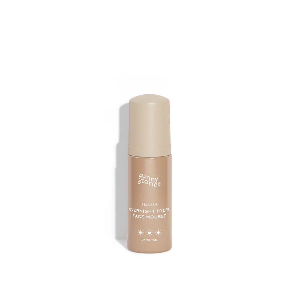 Sunny Stories Self Tan Overnight Hydra Face Mousse Dark Tan 50 ml