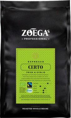 Zoegas Espresso Certo Rwb 500g