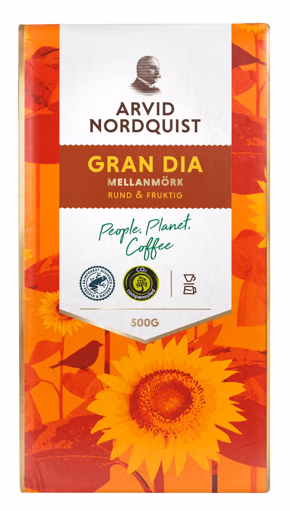 Gran Dia Filtermalt, rund og fruktig, 500 g