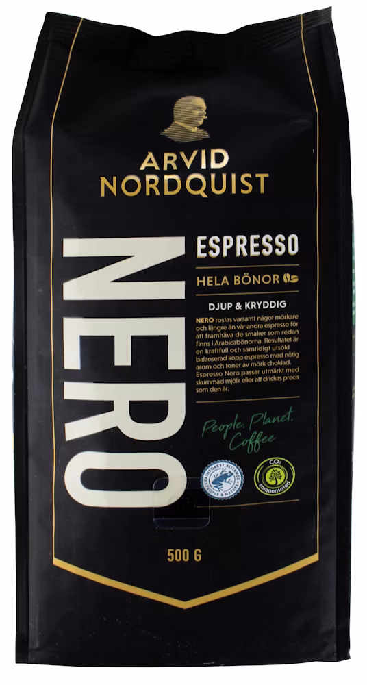 Nero Espresso Hele Bønner, 500 g