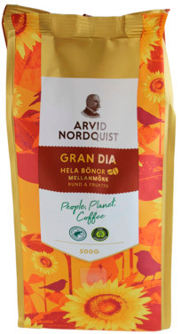 Arvid Nordquist Gran Dia Hele Bønner 500g