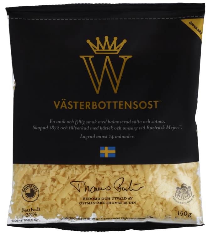 Västerbottensost Revet 150g
