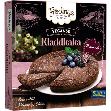 Kladdkaka Vegansk 380g, Kartong 8 stk My Bakery