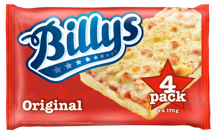 Billy Pan Pizza Original 4pk 680g