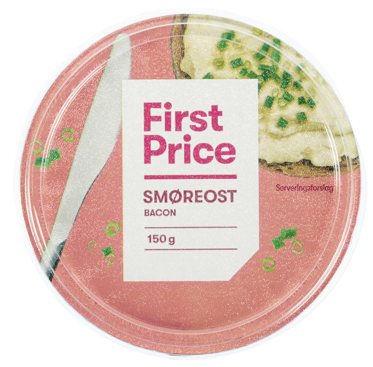 Smøreost Bacon 150g First Price