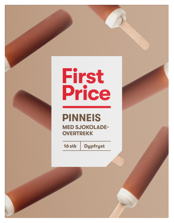 Sjoko Vaniljeis 16stk First Price