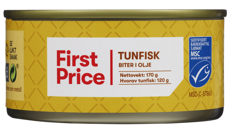 Tunfisk i Olje 170g Msc First Price