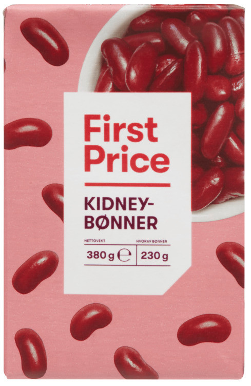 Kidneybønner 380g First Price