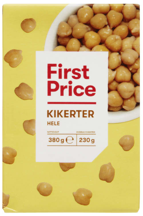 Kikerter 380g First Price