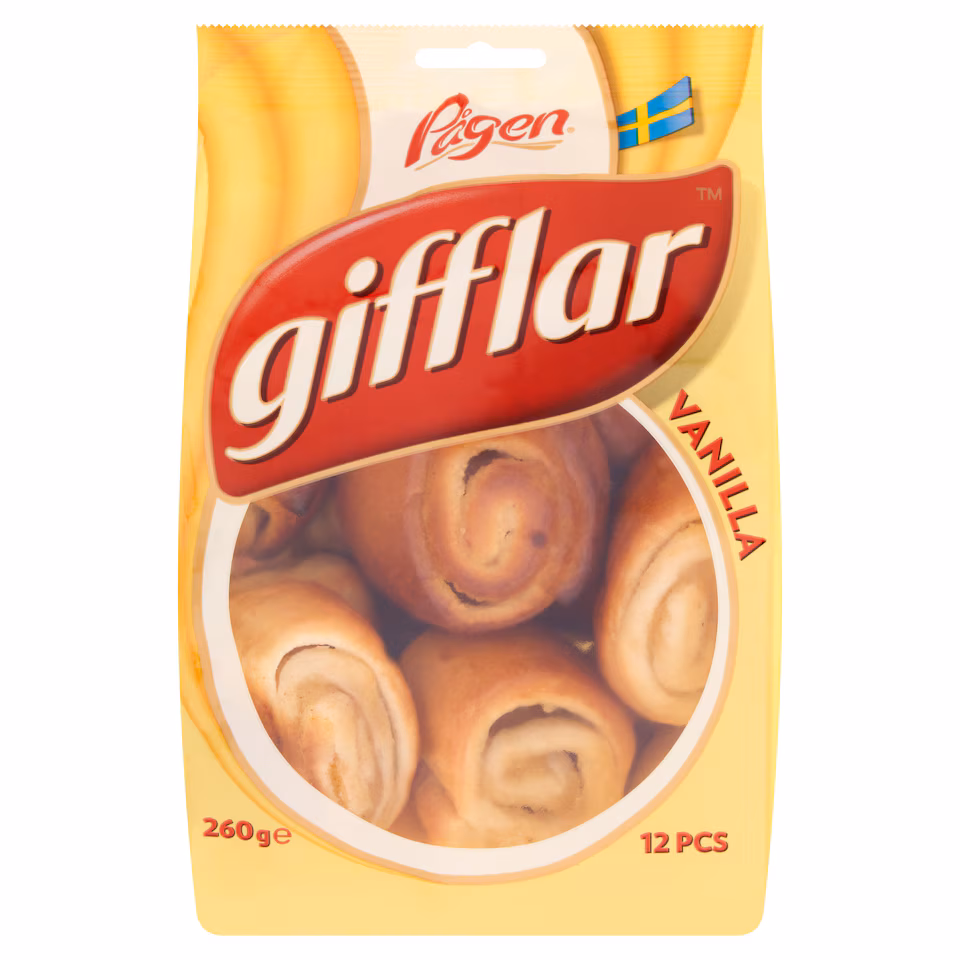 Pagen Gifflar Rolls - Vanilla 260g