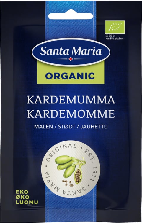 Kardemomme Økologisk Malt 17g Santa Maria