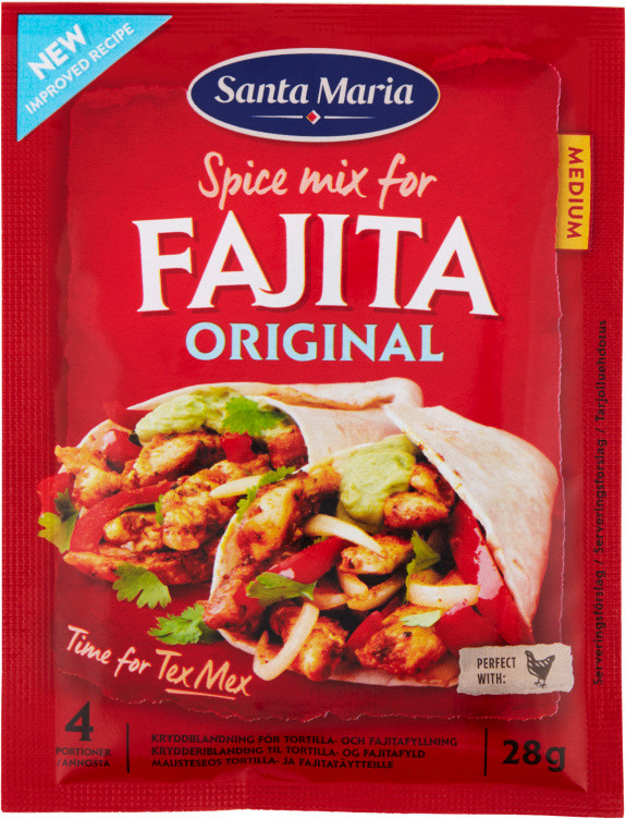 Fajita Spice Mix 28g St.Maria