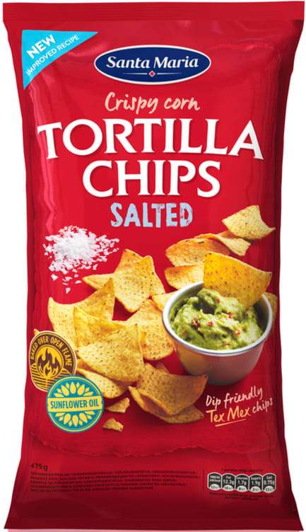 Tortilla Chips Salt 475g St.Maria