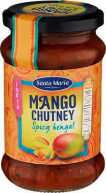 Mango Chutney Spicy Bengal 350g Santa Maria