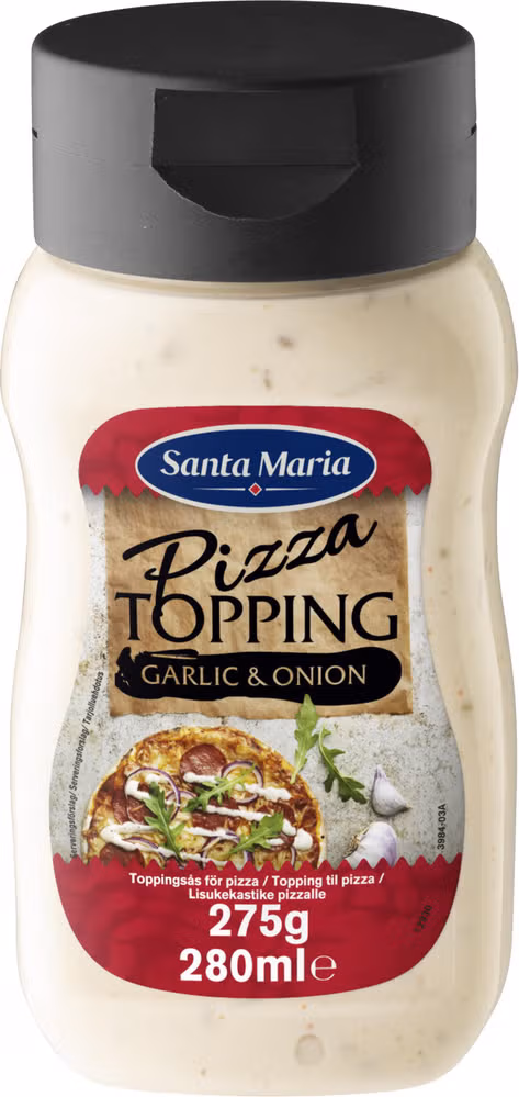 Pizza topping Galric & Onion, 0,28 l