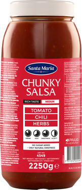 Chunky Salsa Medium 2250g Santa Maria