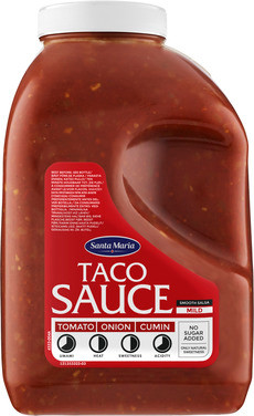 Taco Sauce Mild 3700g Santa Maria