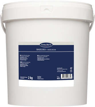 Basilikum i Spann 2kg Santa Maria