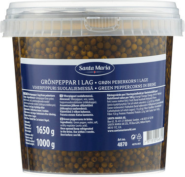 Grønn Pepper i Lake 1650g Santa Maria