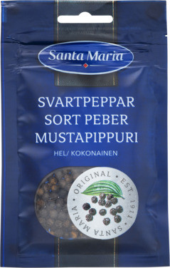 Sort Pepper Hel 22g Santa Maria