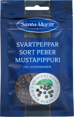 Sort Pepper Hel 22g Santa Maria