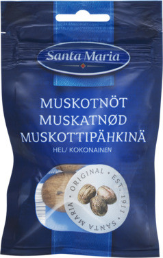 Muskatnøtt Hel 10g Santa Maria