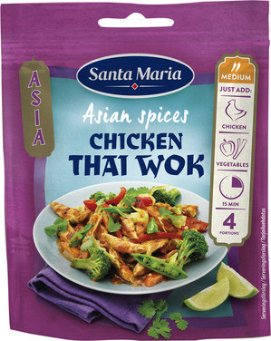Chicken Thai Wok 30g Santa Maria