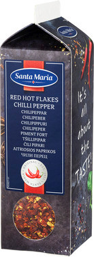 Chilipepper Red Hot Flakes 295g Santa Maria