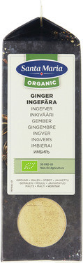 Ingefær Malt Økologisk 360g Santa Maria