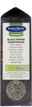Sort Pepper Grovmalt Økologisk 380g Santa Maria