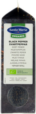 Sort Pepper Hel Økologisk 450g Santa Maria
