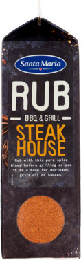 Bbq Rub Steakhouse 565g Santa Maria